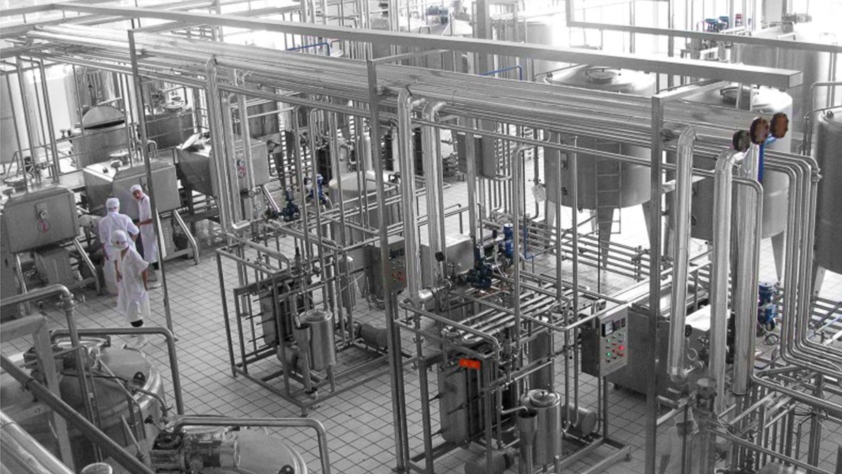 Milk / beverage blending production line
