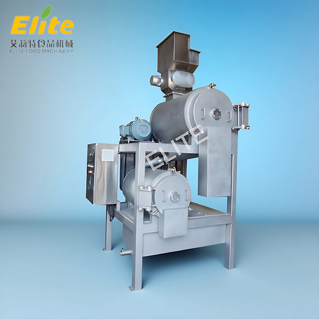 Double channel pulping machine