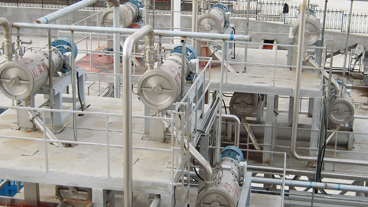 Pulping production line