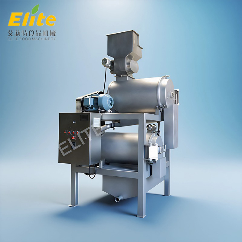 Double channel pulping machine