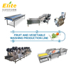 Fruit and vegetable cleaning production line