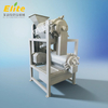 Double channel fruit pulping machine